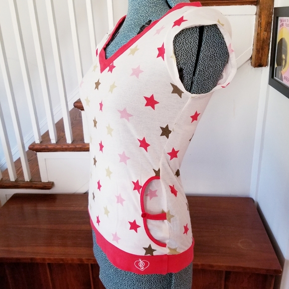 Soundgirl Star T-Shirt with Pockets - medium red - Picture 2 of 6